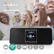 Nedis Rdin5005BK Internet Radio 42 W DAB+ FM Bluetooth® Remote Control Silver - afbeelding 2
