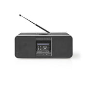 Nedis Rdin5005BK Internet Radio 42 W DAB+ FM Bluetooth® Remote Control Silver - afbeelding 4