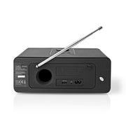 Nedis Rdin5005BK Internet Radio 42 W DAB+ FM Bluetooth® Remote Control Silver - afbeelding 7