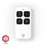 Nedis zbrc10wt smart afstandsbediening zigbee 4 knoppen inclusief accu wit - afbeelding 1