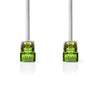 NEDIS CCBW85420GY10 CAT7 CABLE S FTP RJ45 MAS MAL Male 1.0 M Redonda LSZH Caja de ventana gris