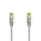 Nedis CCBW85420GY50 Cavo cat7 S ftp rj45 maschio rj45 maschio 5,0 m rotondo rotondo della finestra grigio grigio