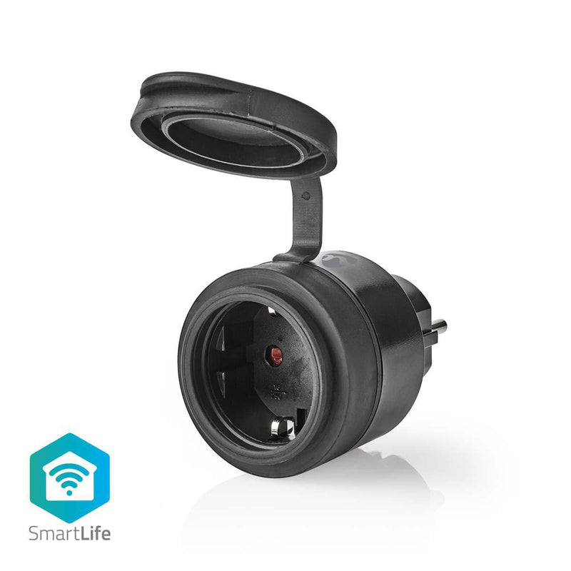 Nedis WifiPO110FBK SmartLife Plug WiFi IP44 3680W NERO