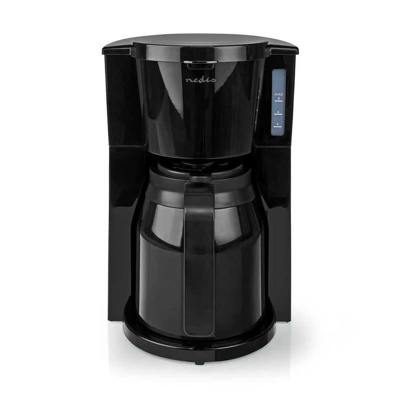 Nedis Kacm250EBK Caffettiere Massicco Mapatico: 1,0 L 8 Funzione di riscaldamento Nero