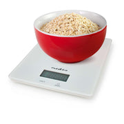Nedis Kasc610wt Escala de cocina de vidrio digital de plástico White - afbeelding 7