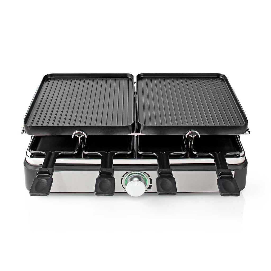 Nedis fcra300fbk8 raclette steen grill voor 8 personen