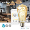 NEDIS WIFILRT10ST64 Lámpara de filamento LED SmartLife Wi-Fi E27 360 LM 4.9 W CALIENTA A COLO WHITE 1800 6500 K Vlass Android Comercio; iOS st64