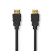 Nedis cvgp35000bk50 hdmi trade; kabel hdmi trade; connector hdmi trade; connector 8k@60hz earc verguld 5.00 m pvc zwart polybag