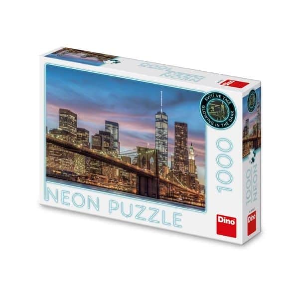 Dinotoys Dino Puzzle - Glow in the Dark Manhattan New York - 1000 pezzi