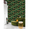 Wallpaper North Wall Noord Wallpaper Buona lettera neon con piante verdi e arancioni
