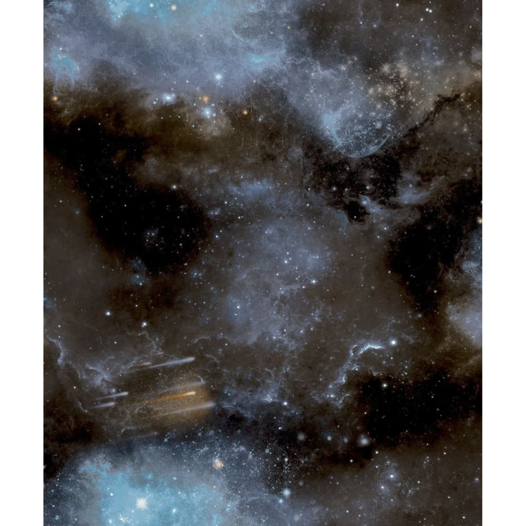 North Wall Noordwand Wallpaper Good Vibes Galaxy con azul y negro