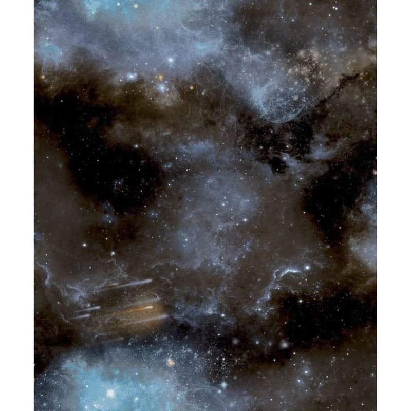 North Wall Noordwand Wallpaper Good Vibes Galaxy con azul y negro