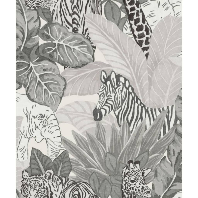 Wallpaper North Wall Noordwand Good Vibes Animals grigio e nero