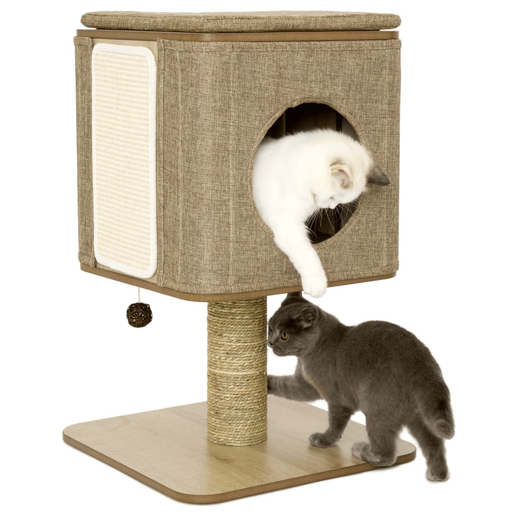 Jack and Vanilla Jack y Vanilla Cat Furniture Molly 42x42x67 CM Brown