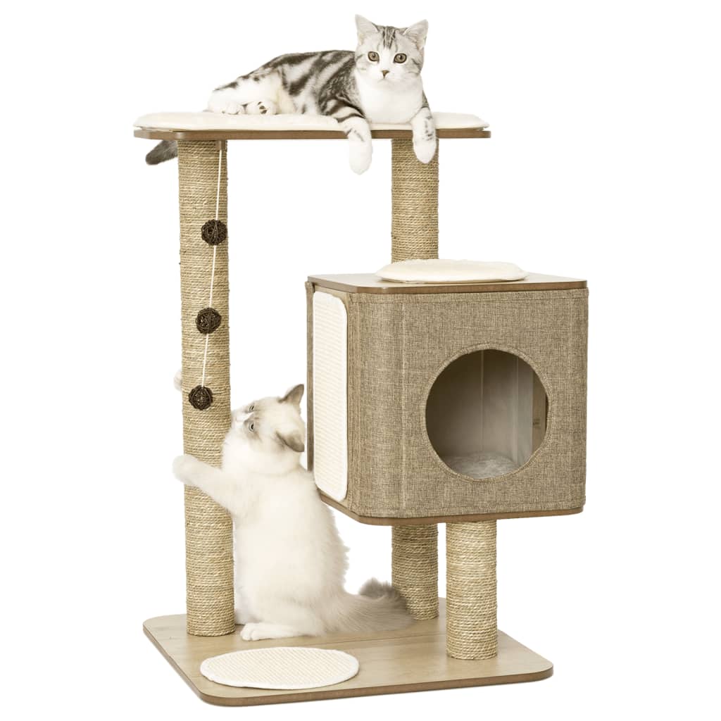 Jack e Vanilla Jack e Vanilla Cat Furniture Molly 56x56x86 cm Brown