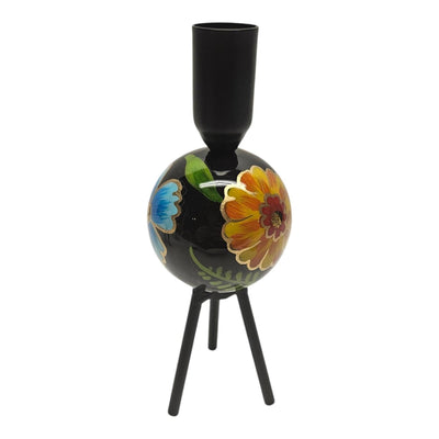 Mansion atmosphere candlestick tripod flower 6.5x6.5x19cm