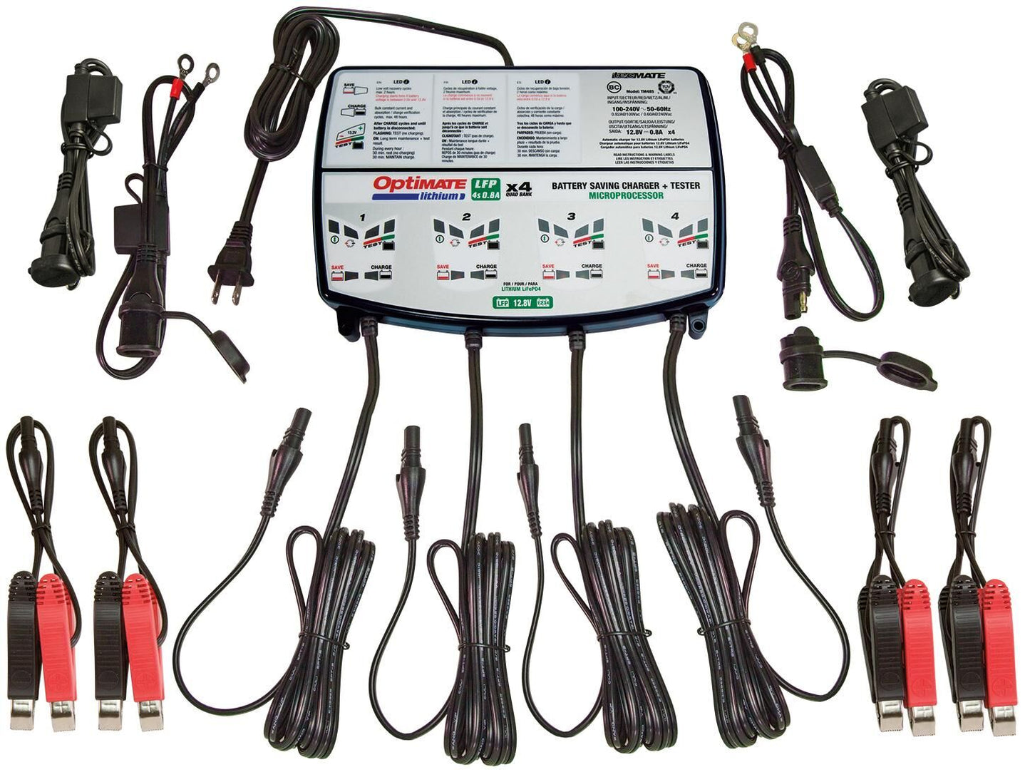Caricatore della batteria Tecma