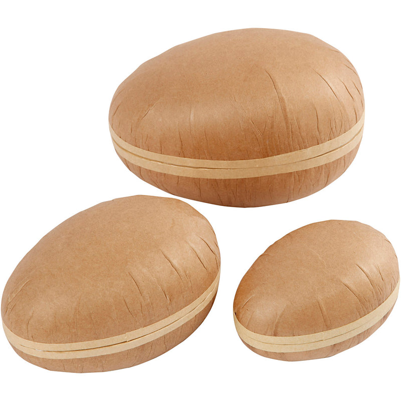 Uovo due pezzi Creativ company, l: 12+15+18 cm, 3 pezzi 1 scatola