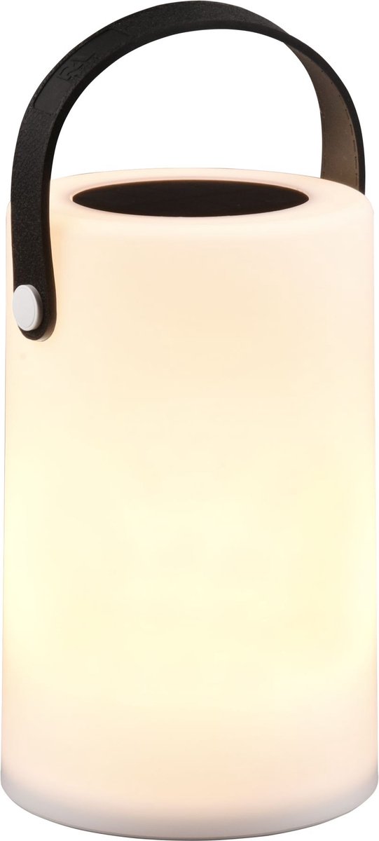 Rl vive tu luz realidad garcía - lámpara de mesa - blanco - incl. 1x smd 0.1w - solar - recargable - energía solar - inalámbrico - iluminación exterior - ip44