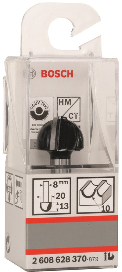 Bosch - half-round profile cutters 8 mm, r1 10 mm, d 20 mm, l 12.7 mm, g 46 mm