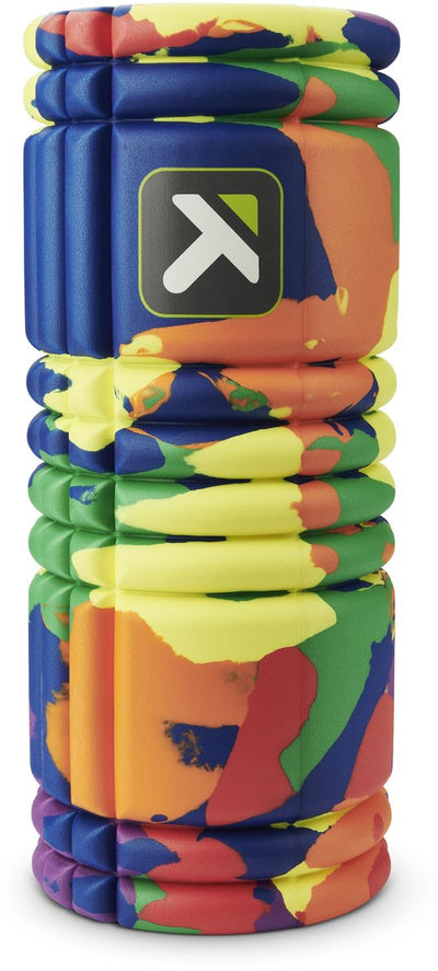 Triggerpoint - rullo in schiuma the grid 1.0 - 33 cm - arcobaleno - schiuma - rullo massaggiante - yoga - pilates - fitness