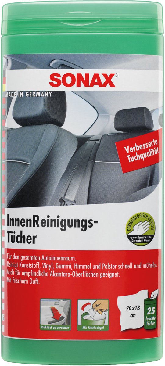 Toallitas de limpieza interior Sonax 25 piezas 04122000