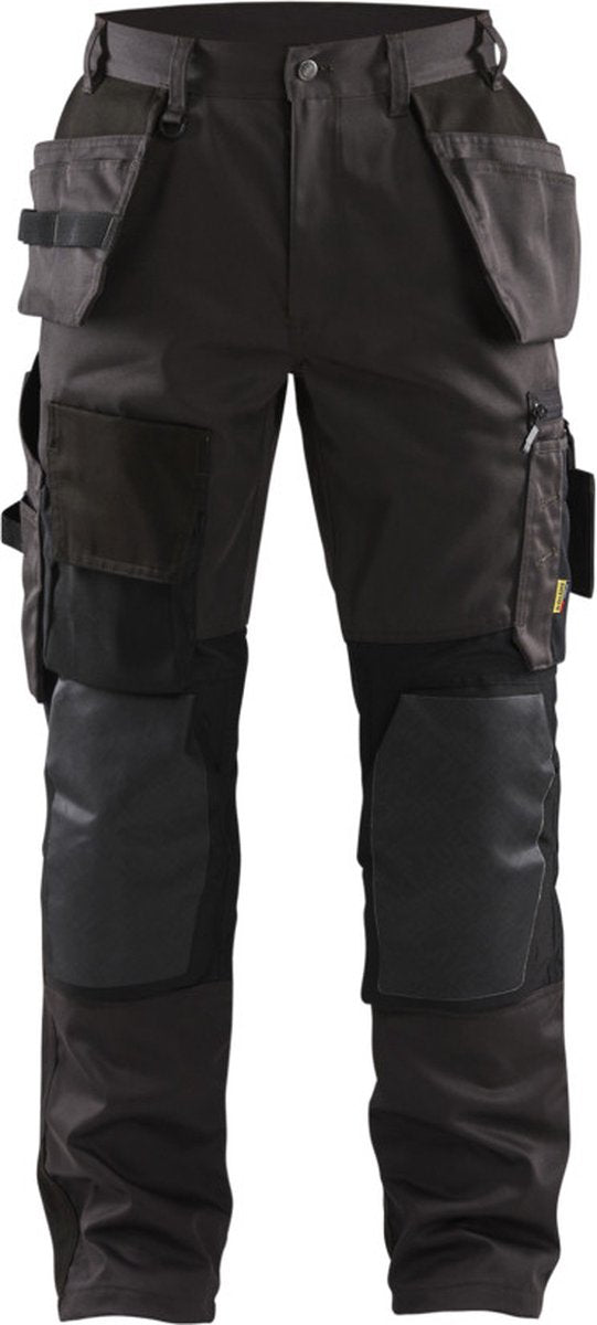 Blåkläder blaklader werkbroek met kevlar en tramo 1554-1860 - donkergrijs zwart - c56