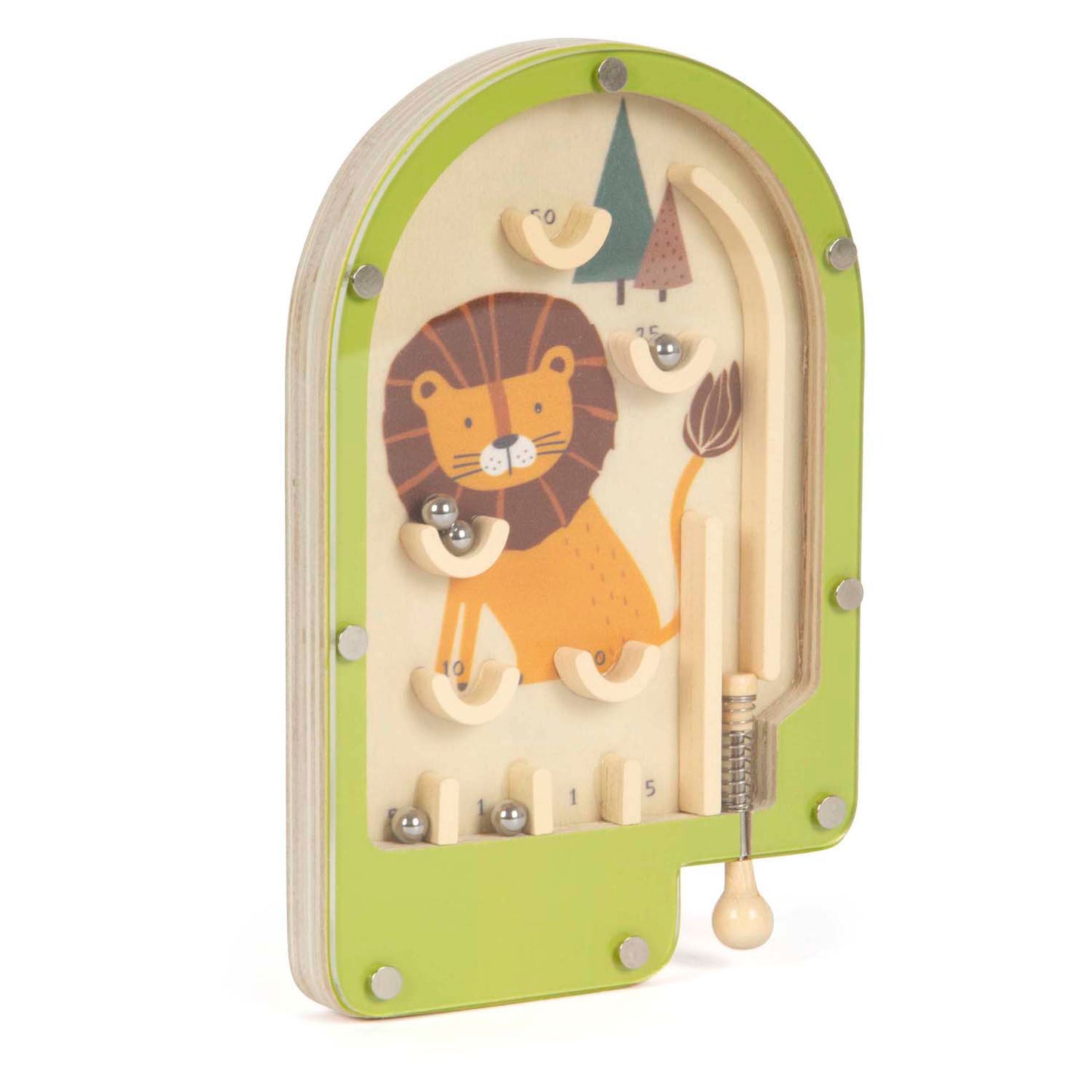 Lion da game mini pinne in legno a piede piccoli