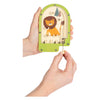 Lion da game mini pinne in legno a piede piccoli