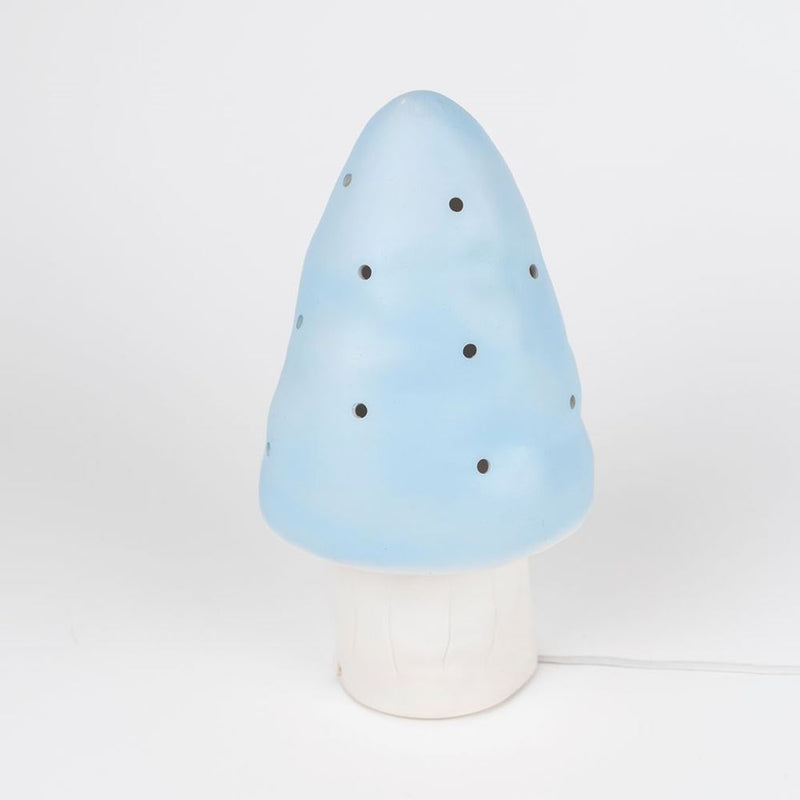 Lámpara Egmont seta azul + dimmer.