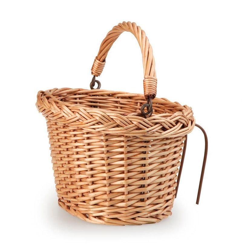 Cesta para bicicleta tejida Egmont. 28x20x15cm