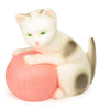 Egmont lamp kat met bol wol. roze.