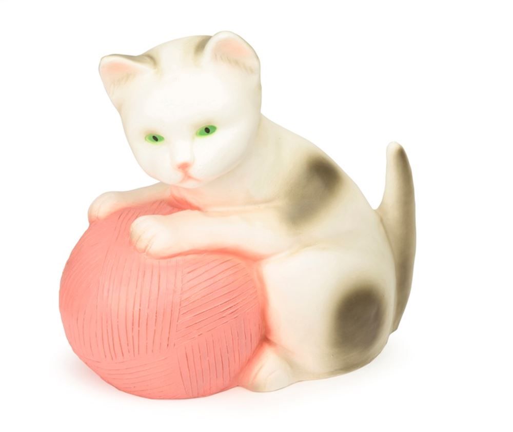 Lampada Egmont gatto con gomitolo di lana. rosa.