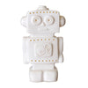 Lámpara robot Egmont blanca. 33x18x10cm