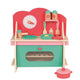Cucina legno 36x17x38 con accessori. 3+