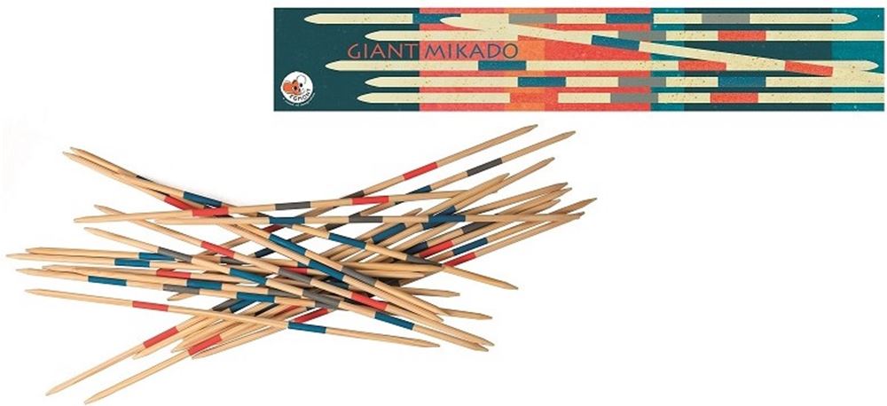 Mikado in legno 76,5 x 13 x 3,5 cm. 5+