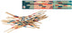 Mikado in legno 76,5 x 13 x 3,5 cm. 5+