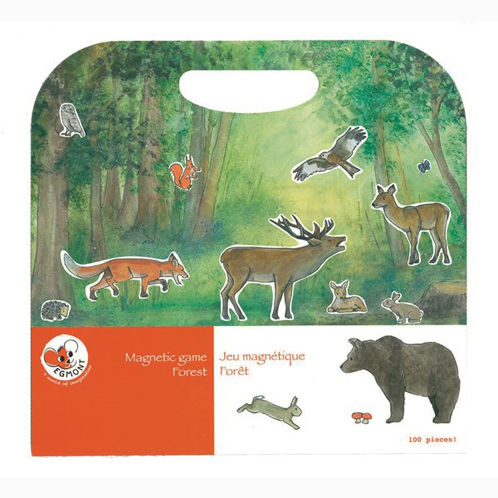 Foresta di giochi magnetici Egmont. 25x24x1 cm. 3+