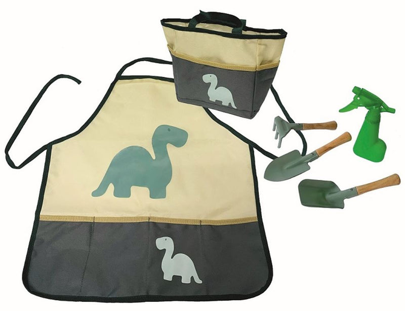 Set da giardino dinosauri 6 pezzi. 22x22x9 cm. 3+