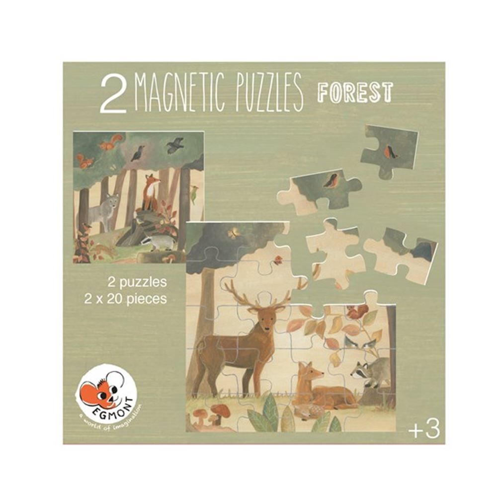 Egmont magnetic puzzle forest. 17.5x17.5