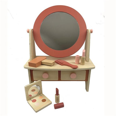 Mesa de maquillaje de madera. 14,5x20cm. 1+