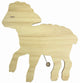 Carillon da parete in legno Mary. 25x25x4 cm.