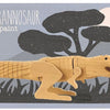 Egmont houten tyranosaurus om te verven.
