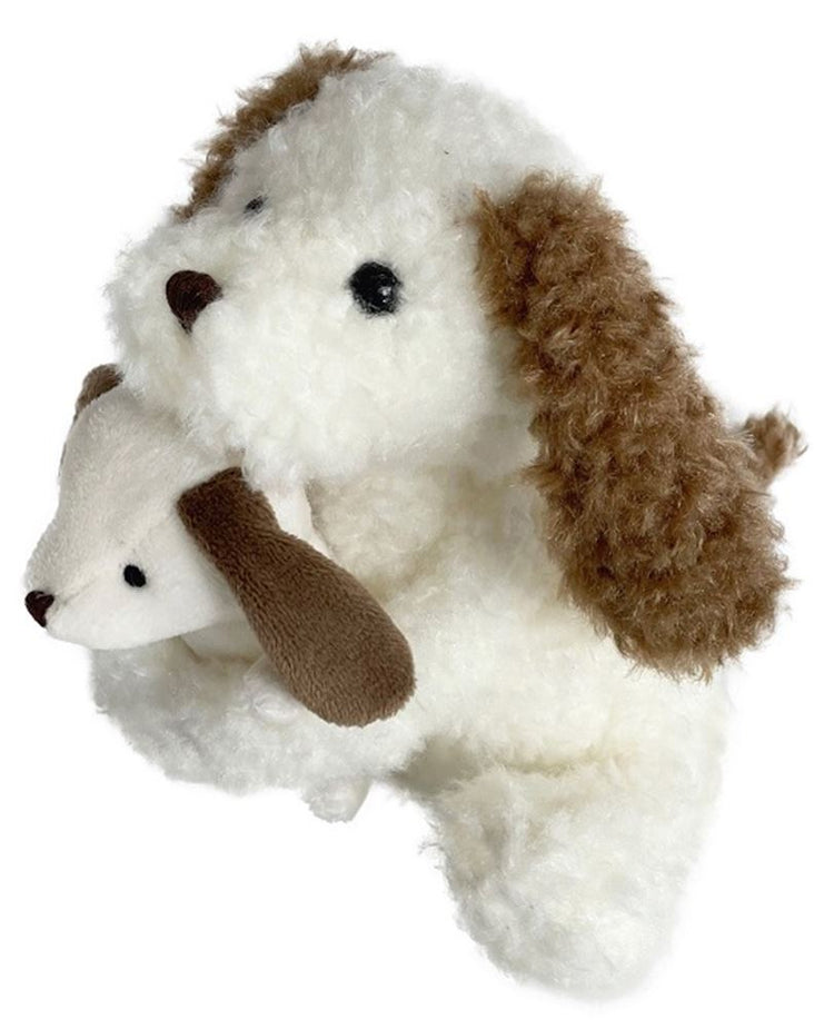 Peluche cane Egmont Nafi con bambino. 15x15