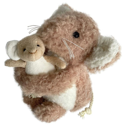 Melia egmont knuffel muis ca met baby. 15