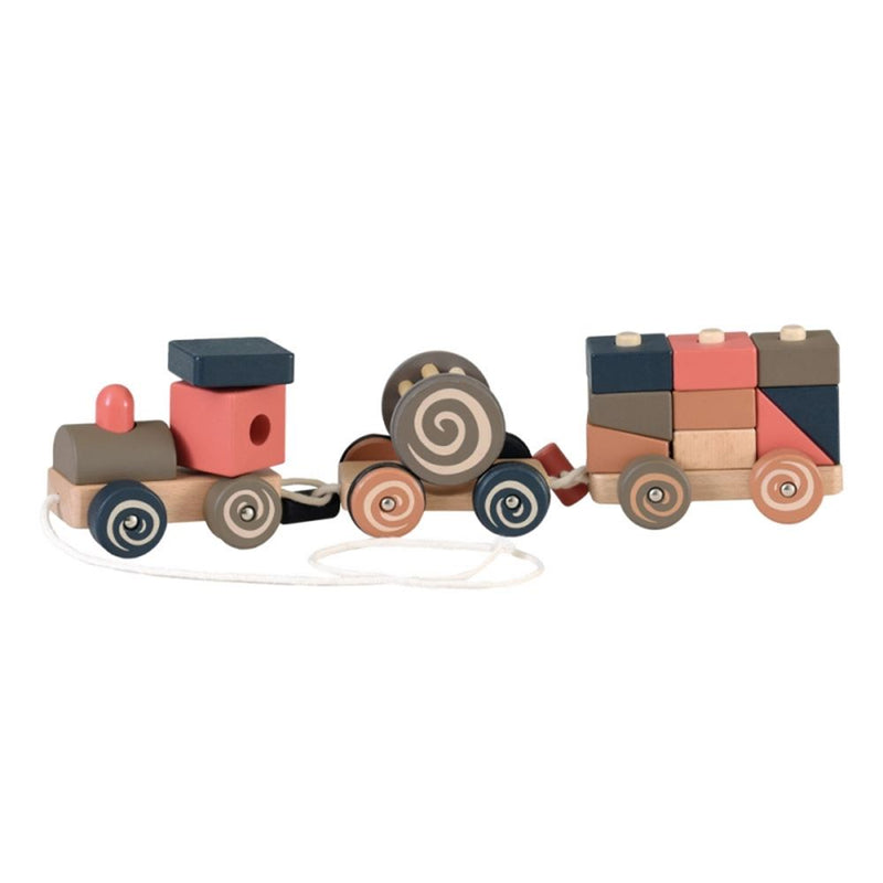 Figura de tren de madera Egmont. 39x8x10