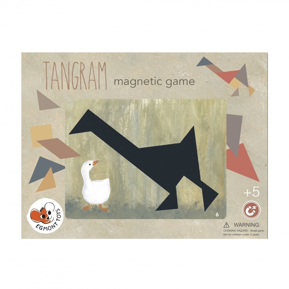 Tangram de juego magnético Egmont. 23x18x4