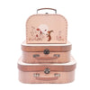 Set valigia Egmont 3 in 1 coniglio. 29x20x9