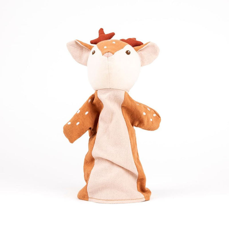 Ciervo títere de mano de Egmont. 28cm. 0+