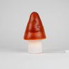 Lampada Egmont fungo rosso mattone+di